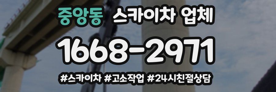 중앙동 스카이차 업체