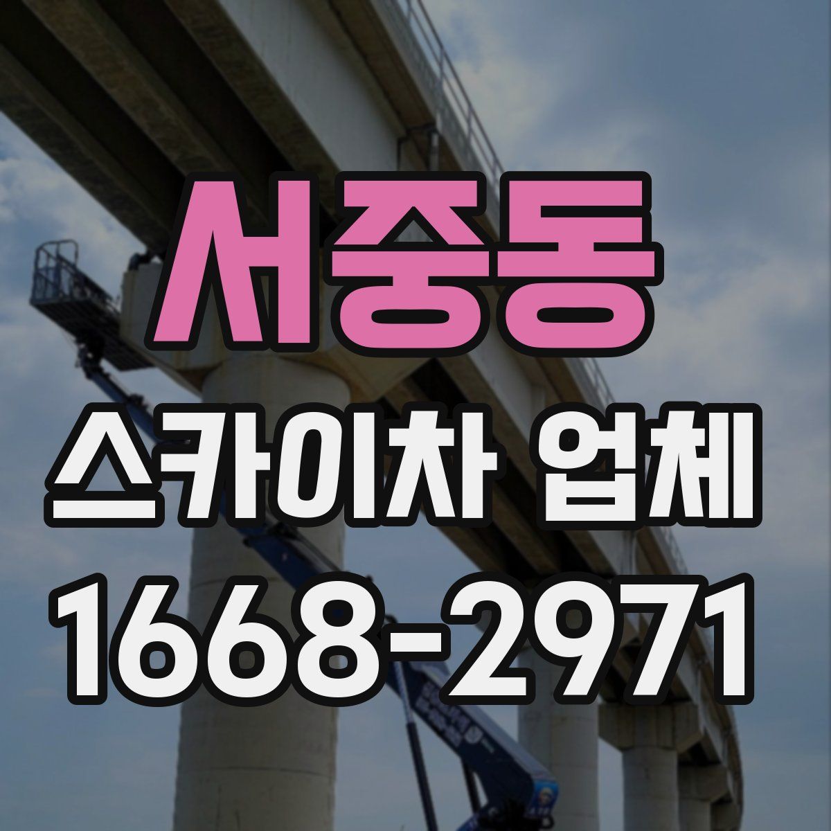 서중동 스카이차 업체