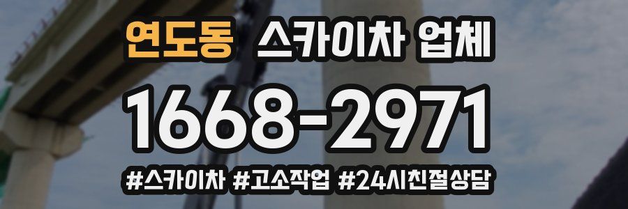 연도동 스카이차 업체