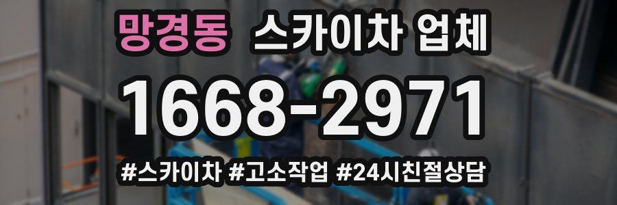 망경동 스카이차 업체