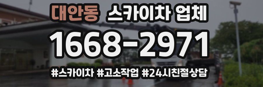 대안동 스카이차 업체