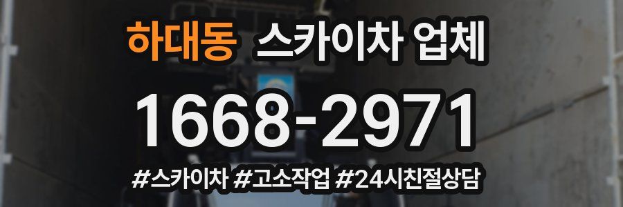 하대동 스카이차 업체