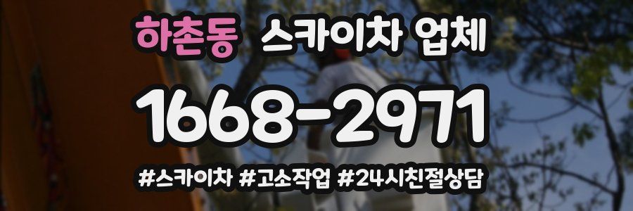하촌동 스카이차 업체