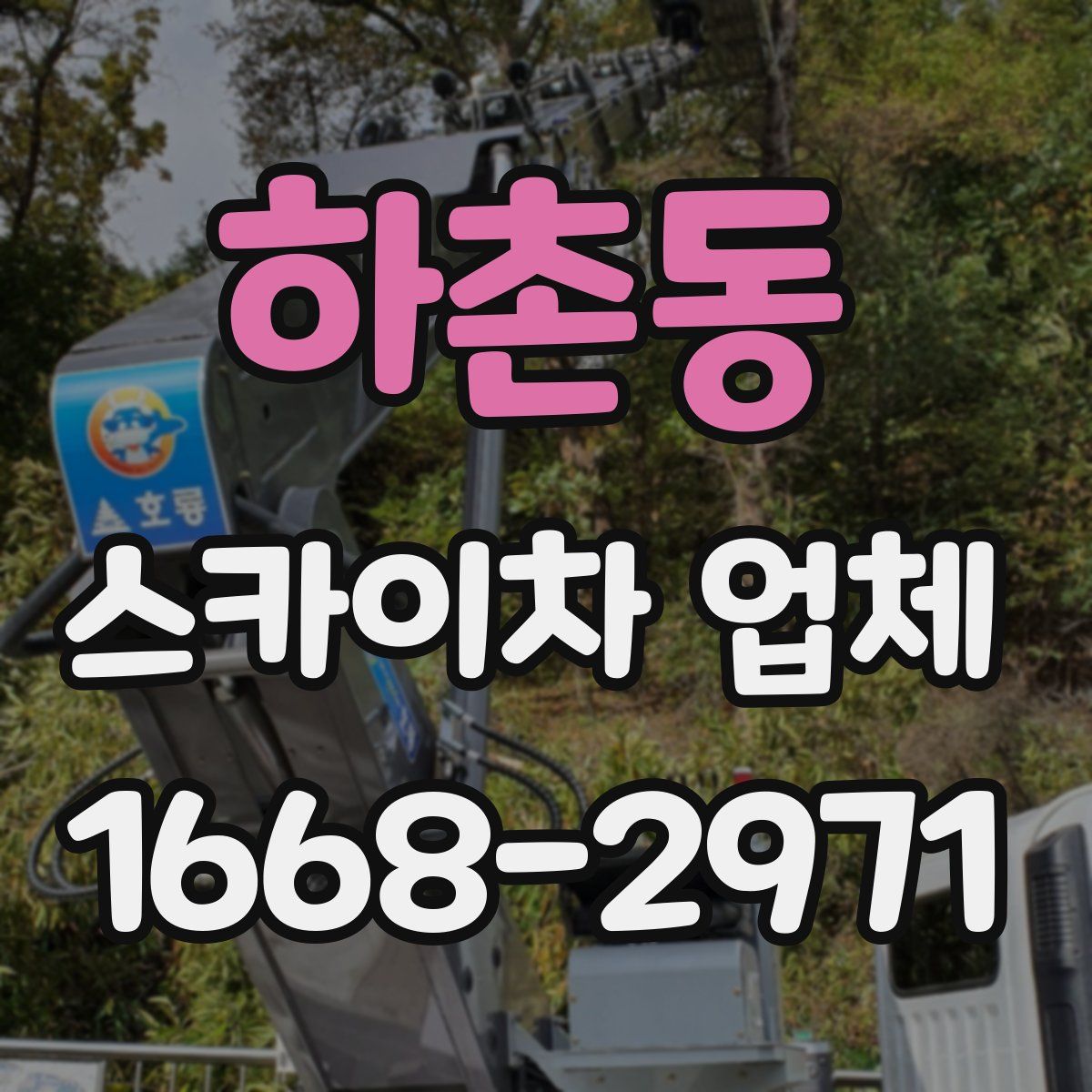 하촌동 스카이차 업체