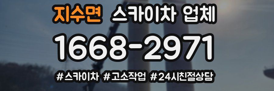 지수면 스카이차 업체