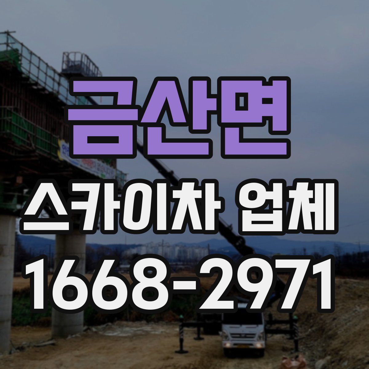 금산면 스카이차 업체