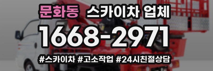 문화동 스카이차 업체