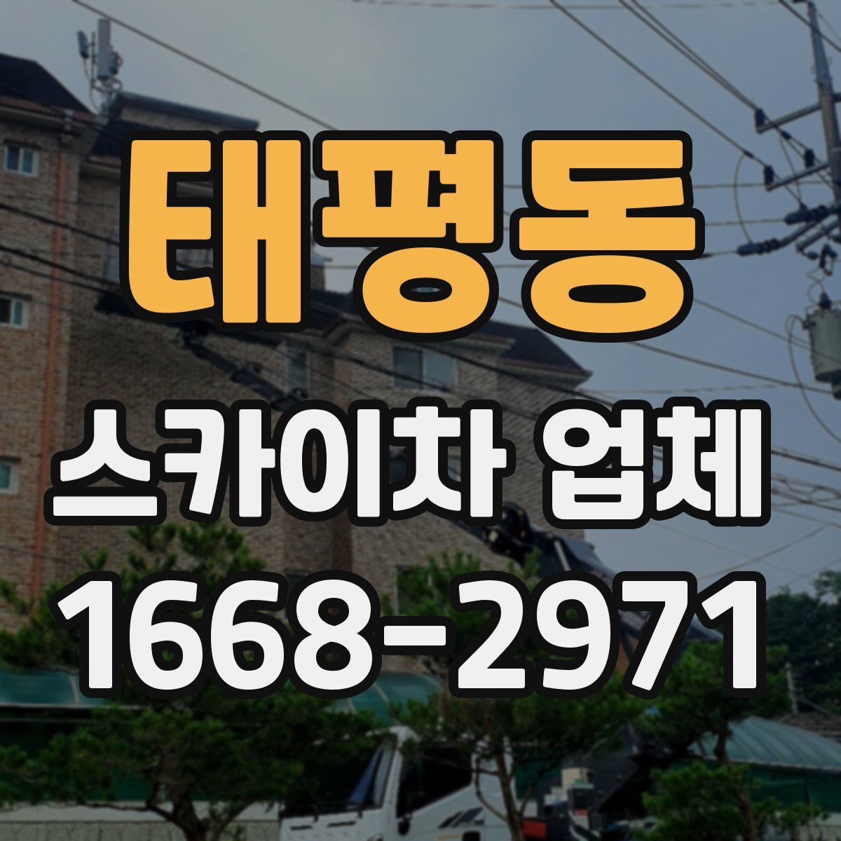태평동 스카이차 업체