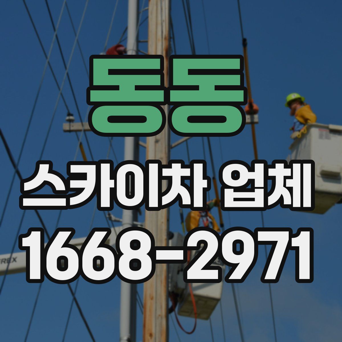 동동 스카이차 업체