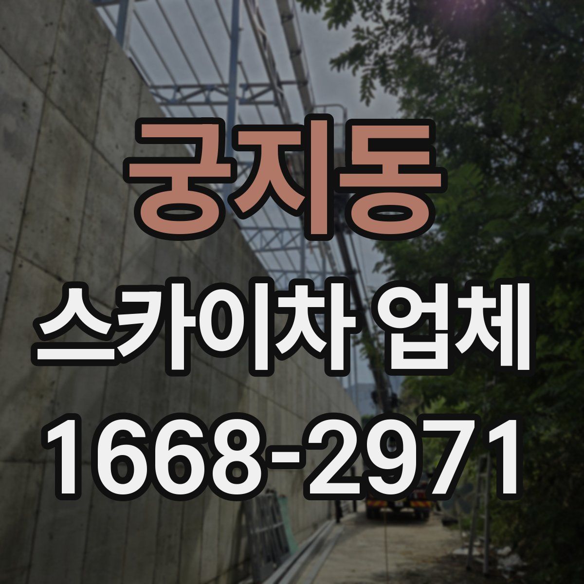 궁지동 스카이차 업체