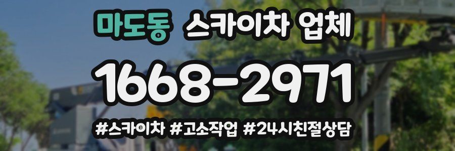 마도동 스카이차 업체