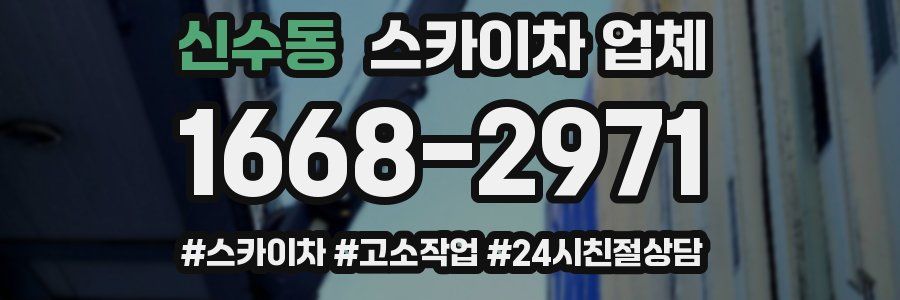 신수동 스카이차 업체