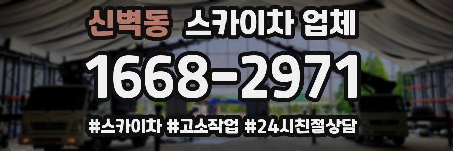신벽동 스카이차 업체