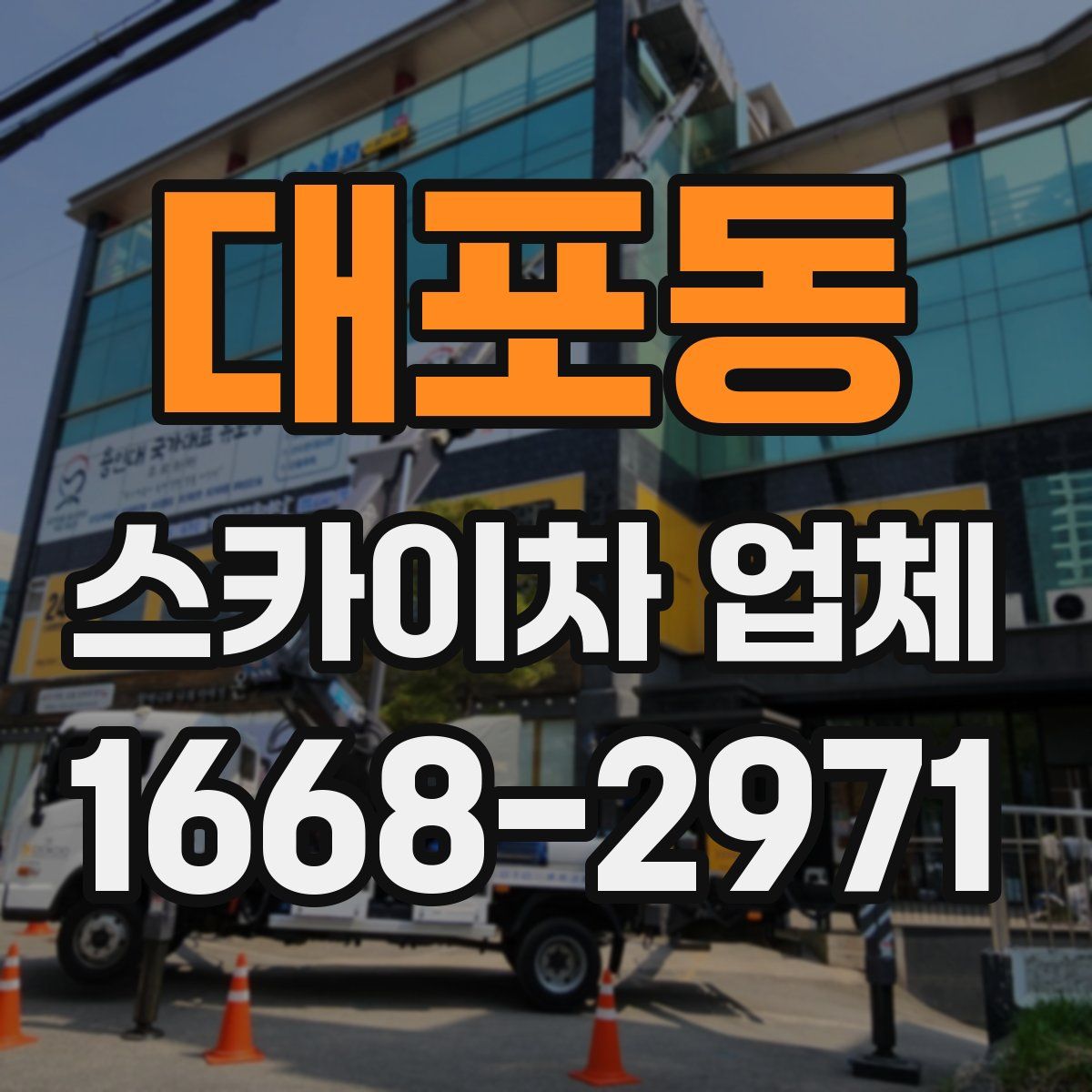 대포동 스카이차 업체