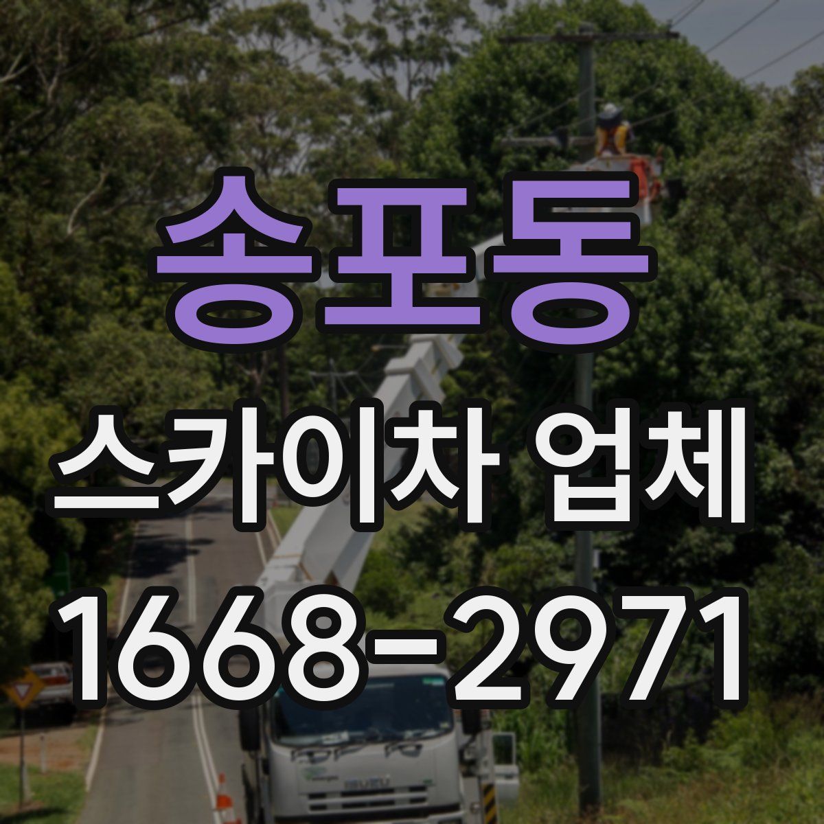 송포동 스카이차 업체