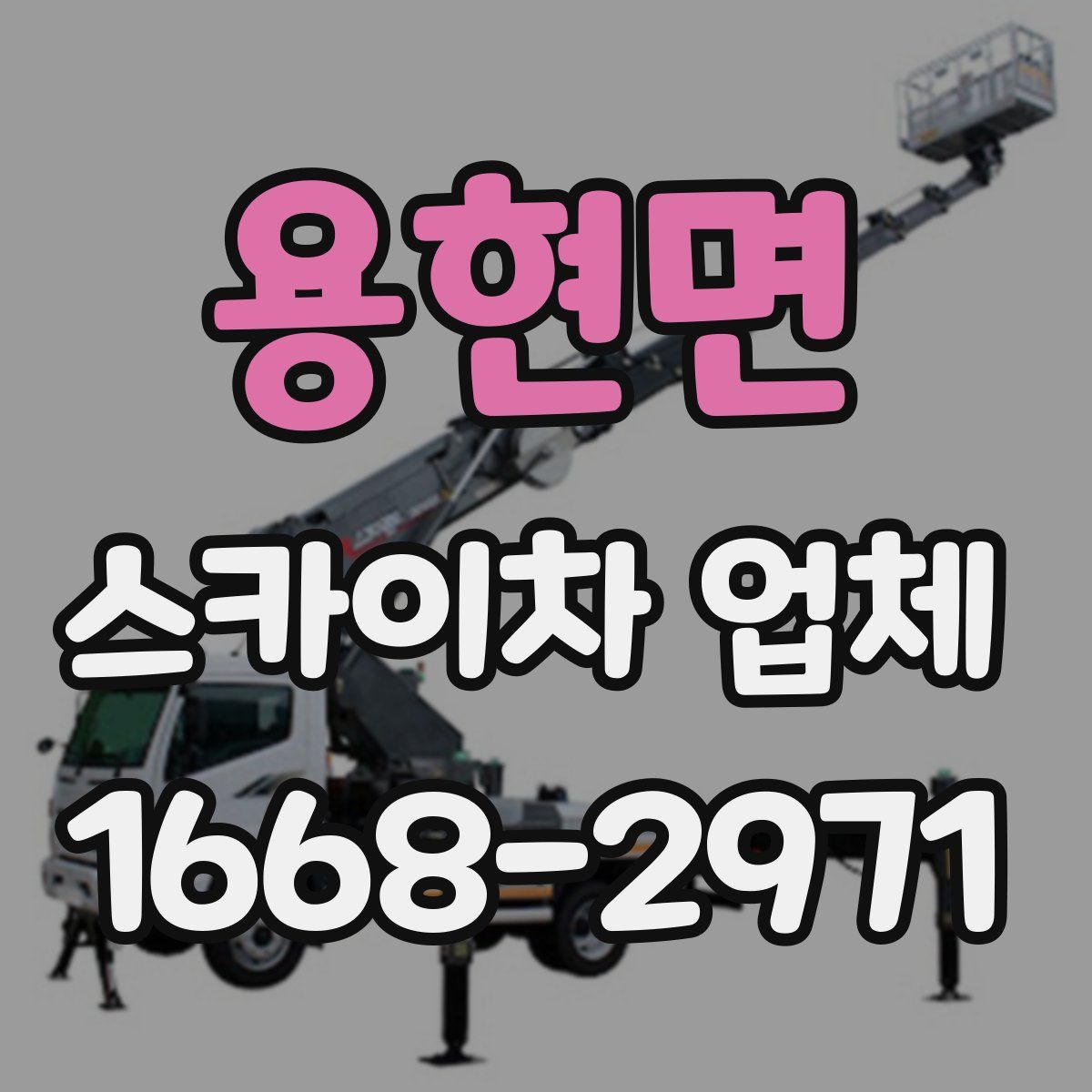 용현면 스카이차 업체