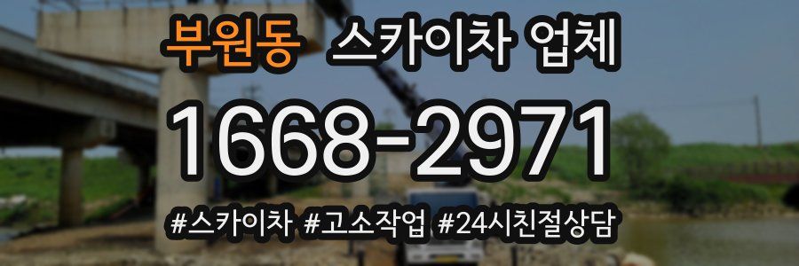 부원동 스카이차 업체