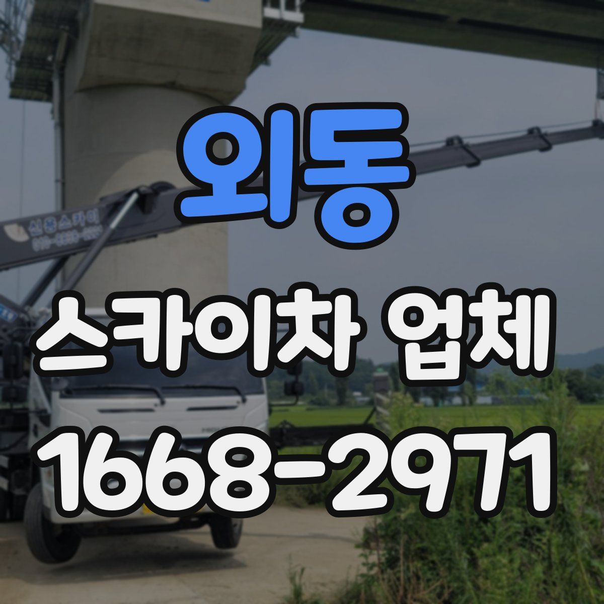 외동 스카이차 업체