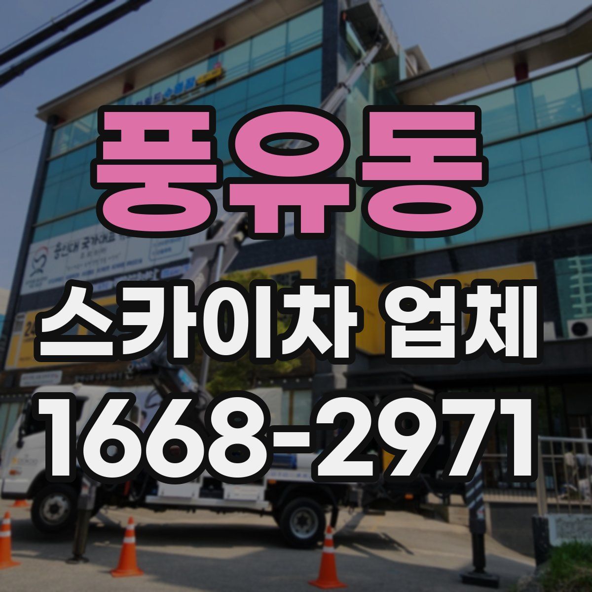 풍유동 스카이차 업체