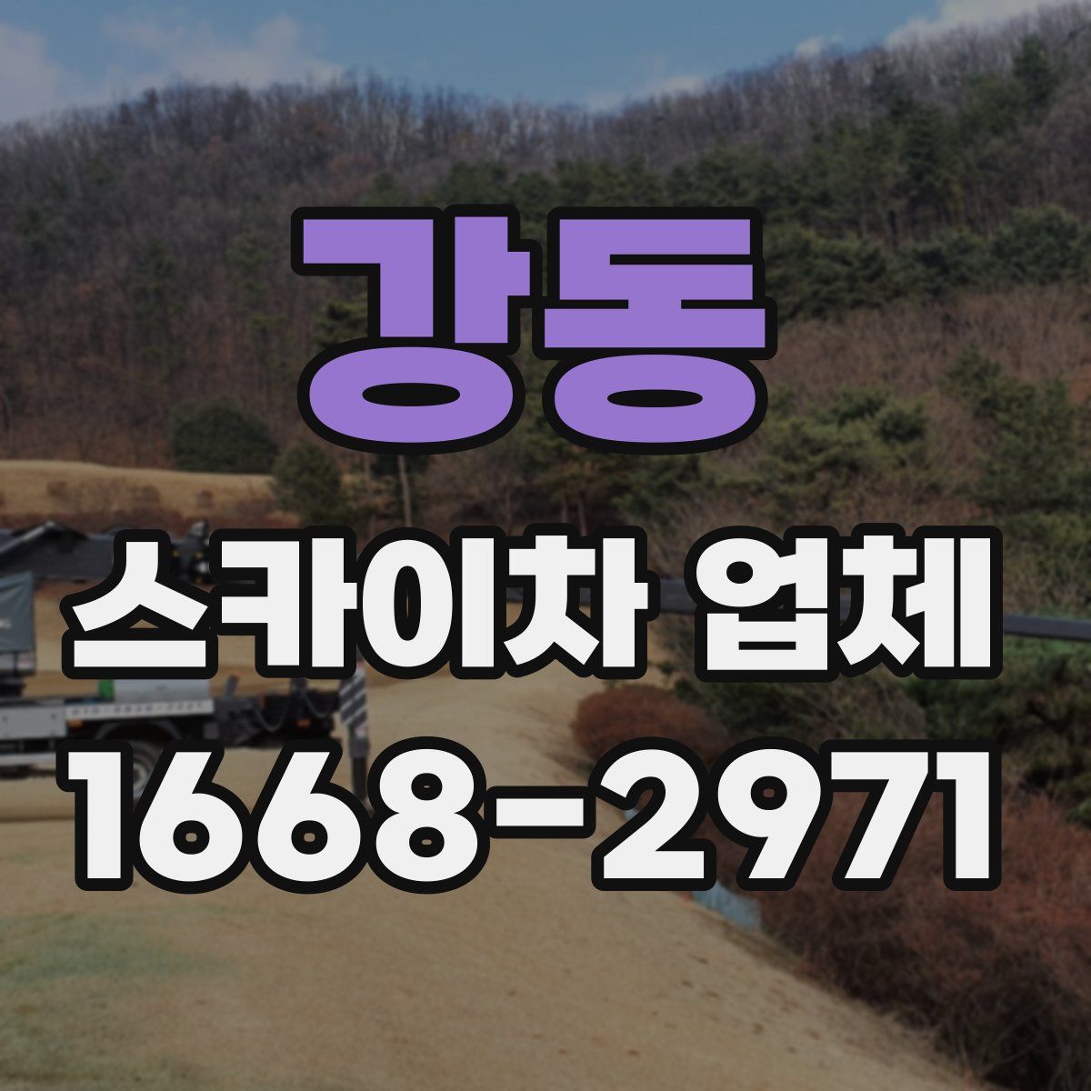 강동 스카이차 업체
