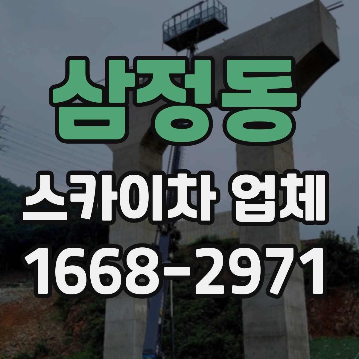 삼정동 스카이차 업체