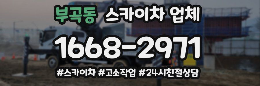 부곡동 스카이차 업체