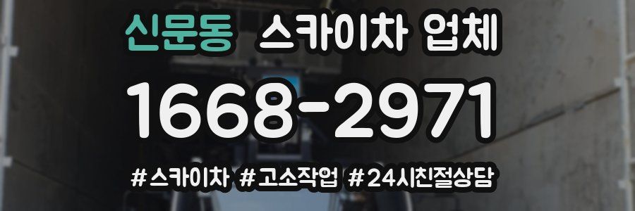 신문동 스카이차 업체