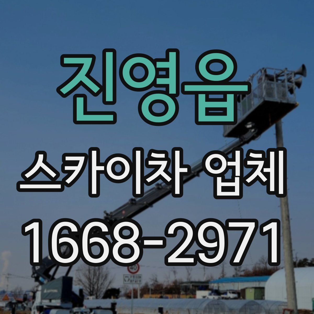 진영읍 스카이차 업체