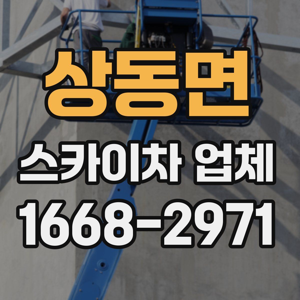 상동면 스카이차 업체