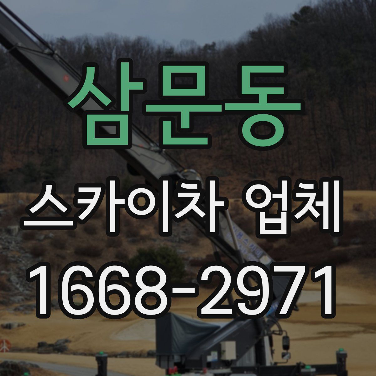 삼문동 스카이차 업체