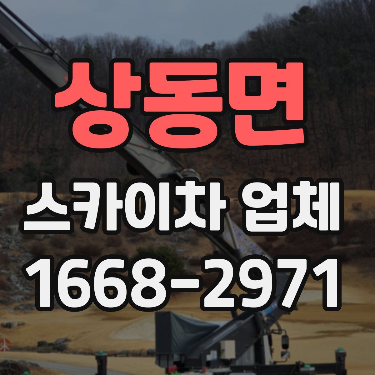 상동면 스카이차 업체