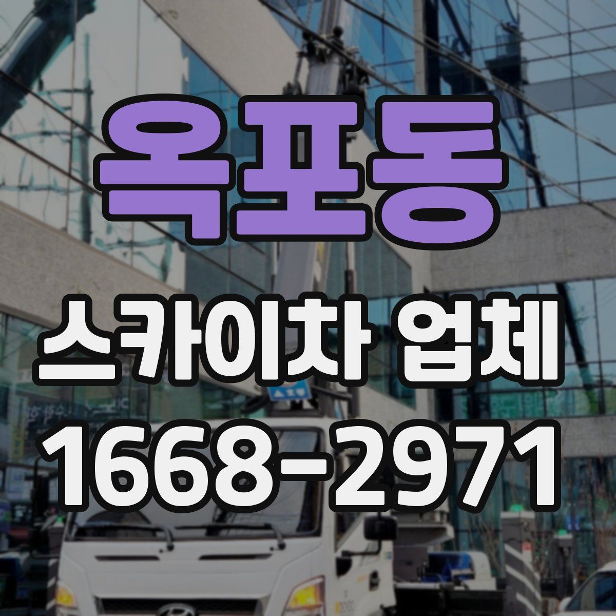 옥포동 스카이차 업체