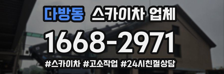 다방동 스카이차 업체