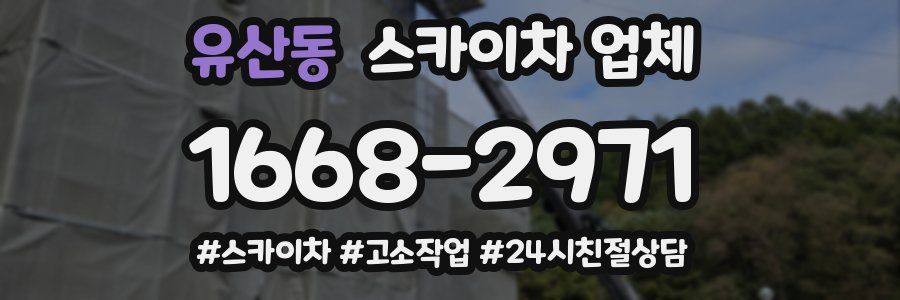 유산동 스카이차 업체