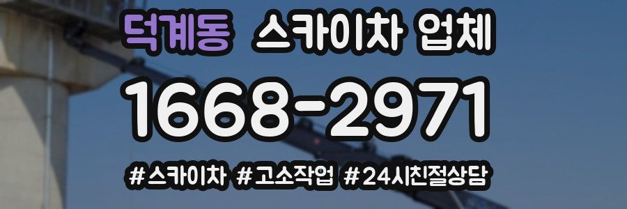 덕계동 스카이차 업체