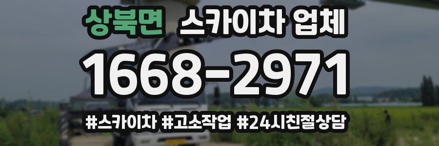 상북면 스카이차 업체