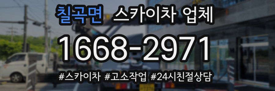칠곡면 스카이차 업체