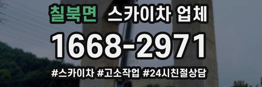 칠북면 스카이차 업체