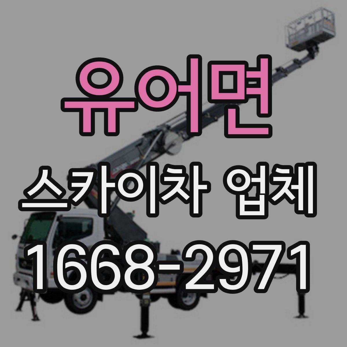 유어면 스카이차 업체