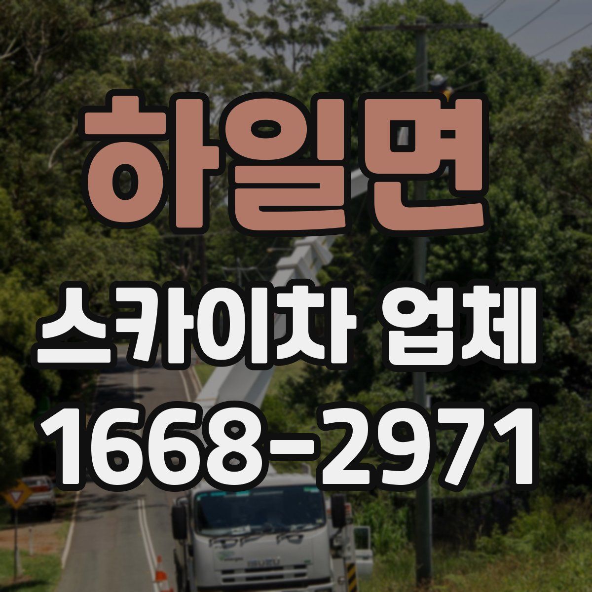 하일면 스카이차 업체