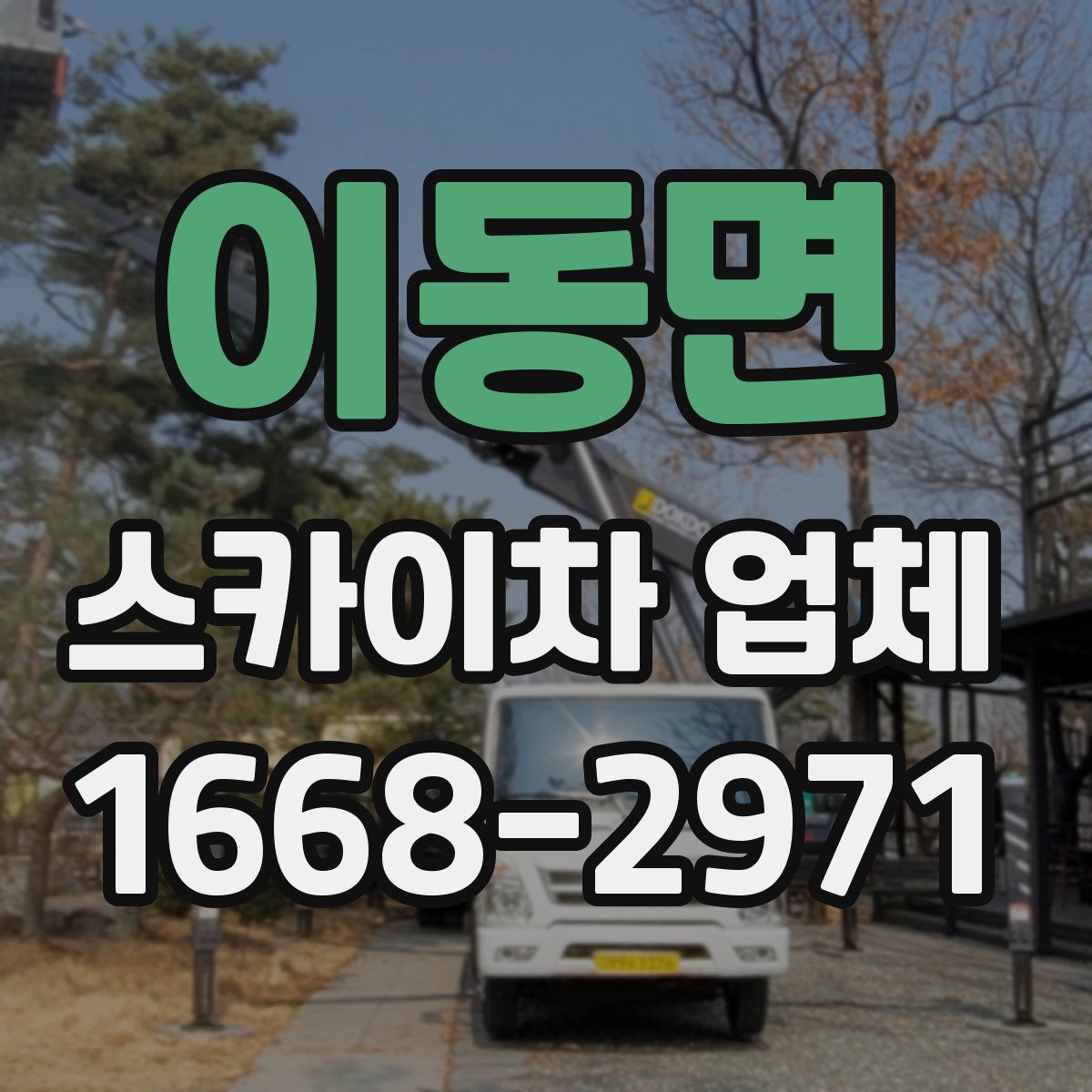 이동면 스카이차 업체