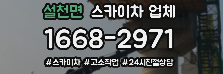 설천면 스카이차 업체