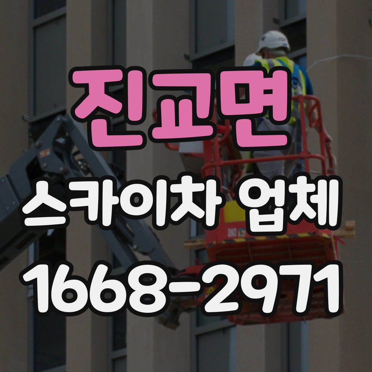 진교면 스카이차 업체
