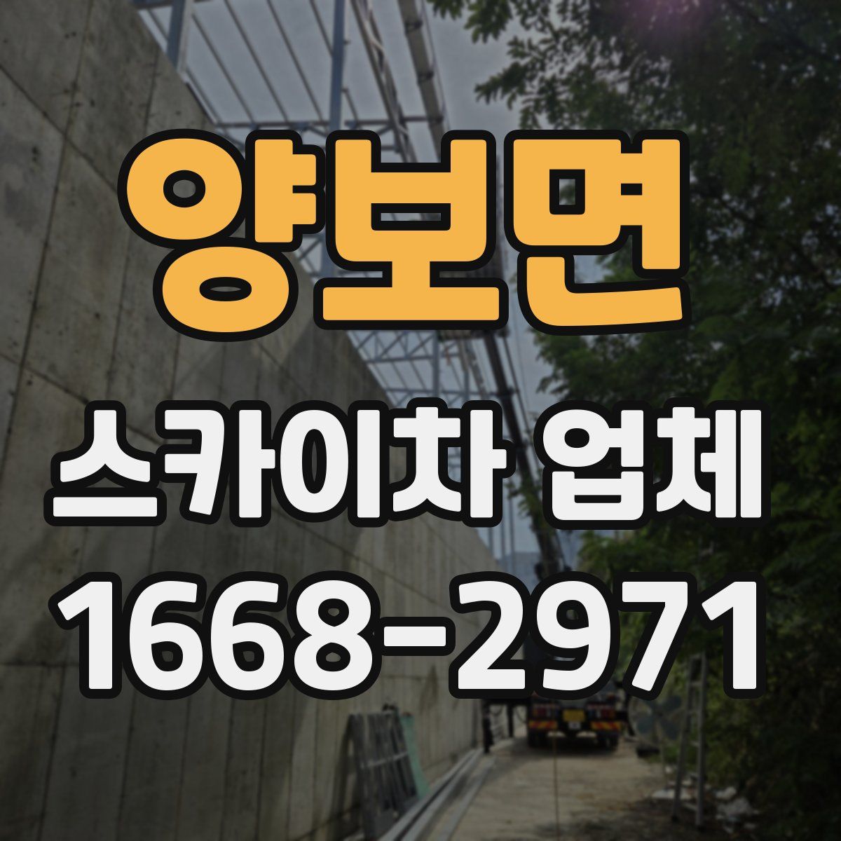 양보면 스카이차 업체