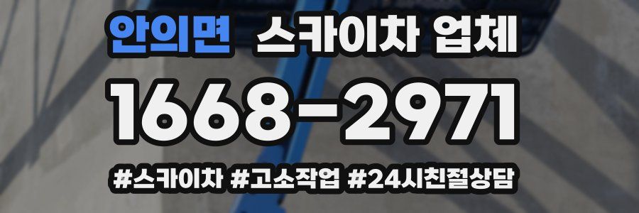 안의면 스카이차 업체