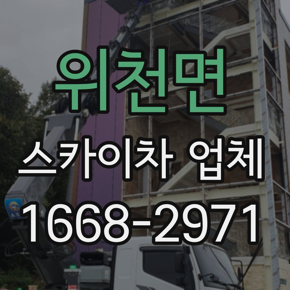 위천면 스카이차 업체