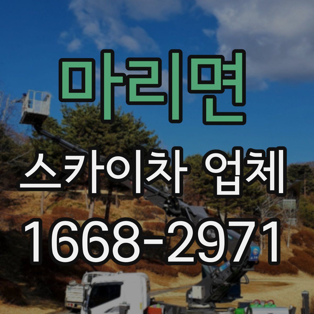 마리면 스카이차 업체