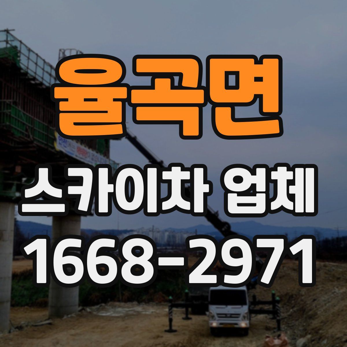 율곡면 스카이차 업체
