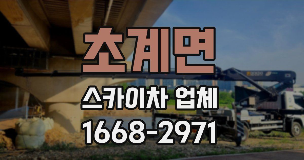 초계면 스카이차 업체