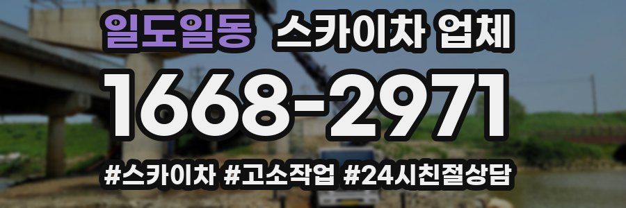 일도일동 스카이차 업체